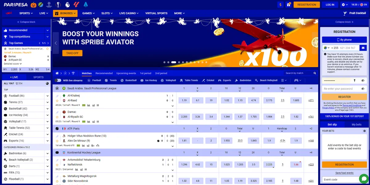 Paripesa sports betting site