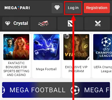 Megapari login